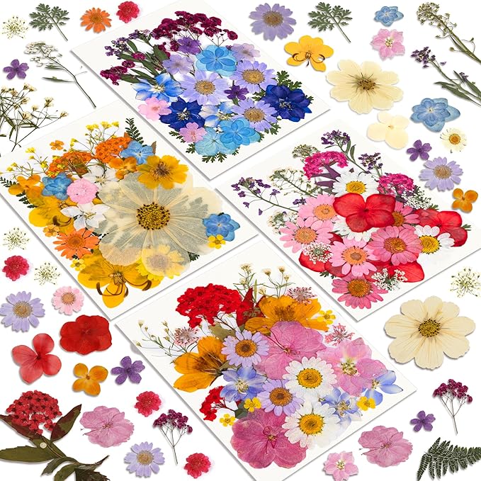 Resiners® 100Pcs Dried Pressed Flowers - Image 17
