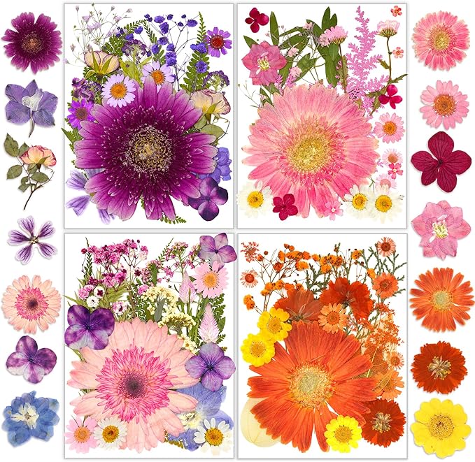 Resiners® 100Pcs Dried Pressed Flowers - Image 19