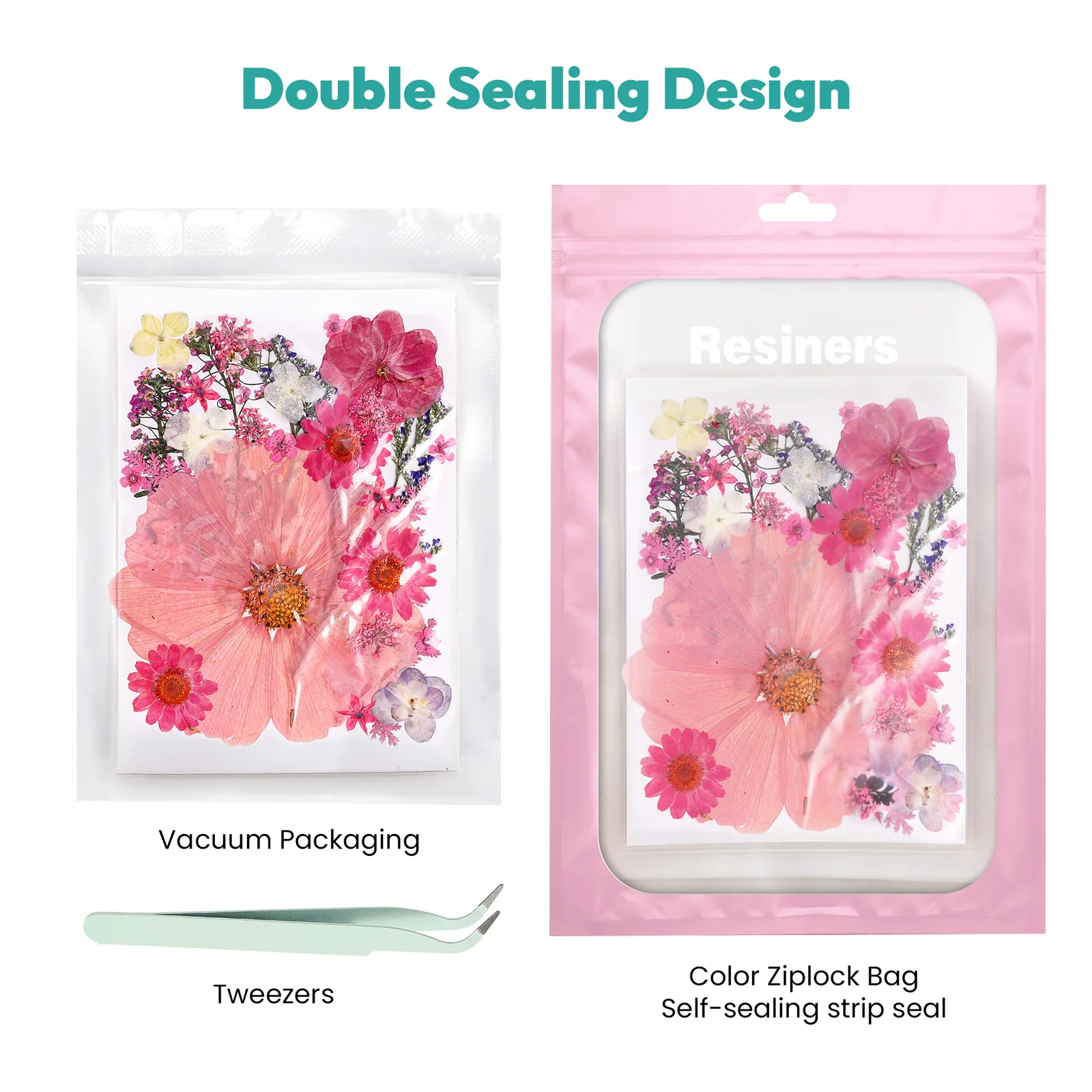 Resiners® 100Pcs Dried Pressed Flowers - Image 20