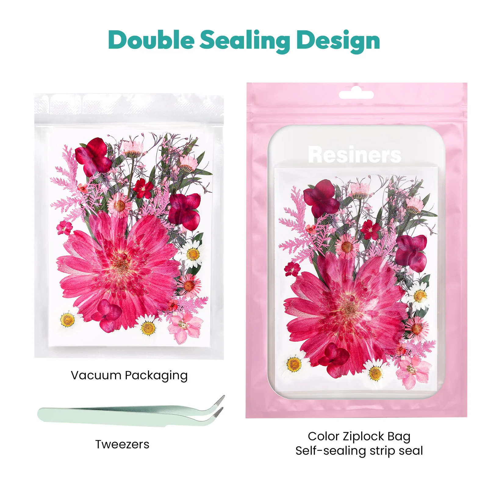 Resiners® 100Pcs Dried Pressed Flowers - Image 22
