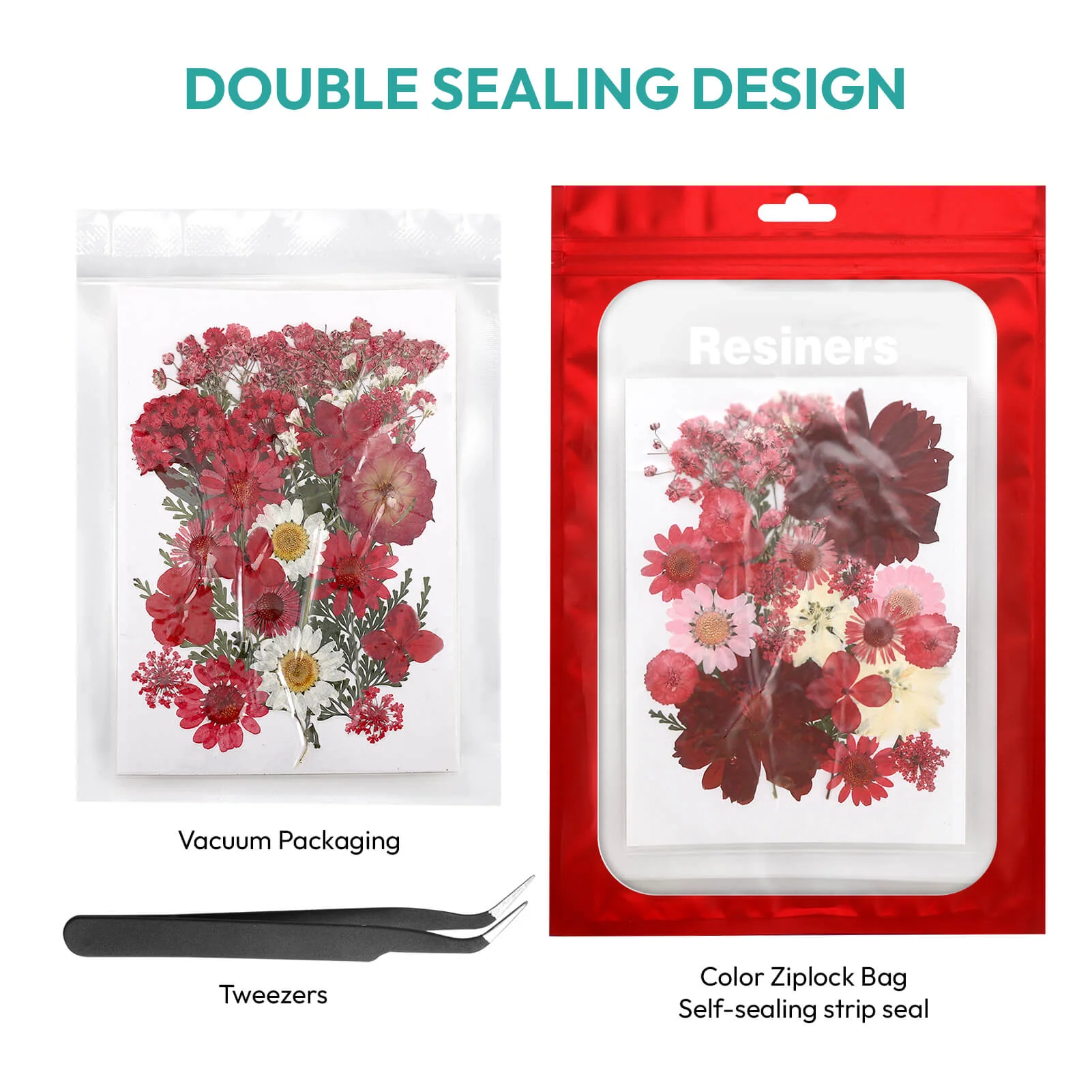 Resiners® 100Pcs Dried Pressed Flowers - Image 8