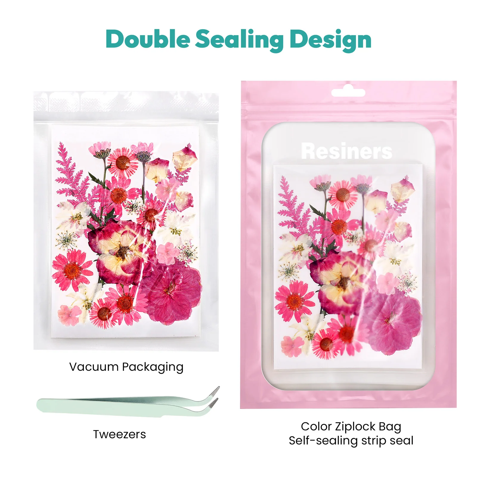 Resiners® 170Pcs Dried Pressed Flowers - Image 6