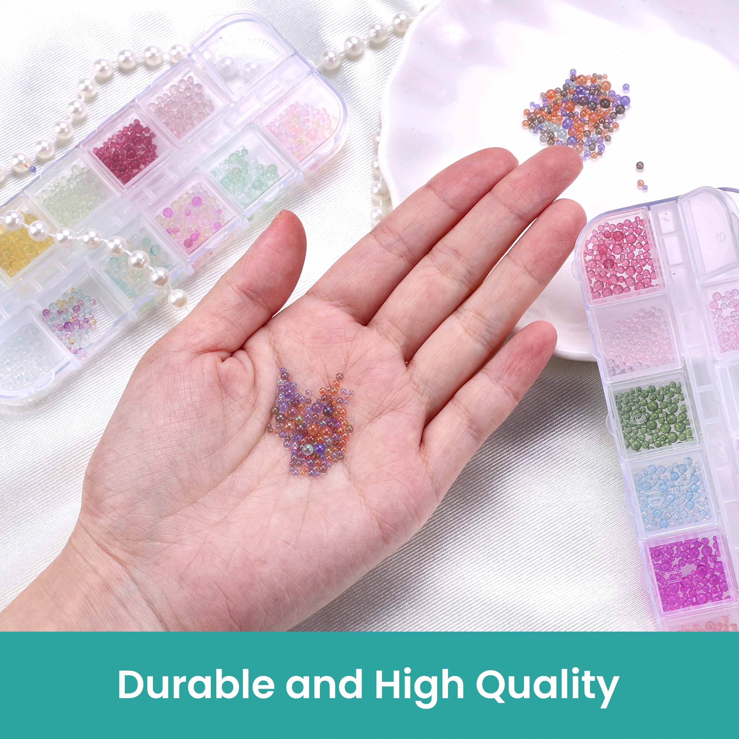 Resiners® 24 Colors Resin No-Hole Bubble Beads - Image 4
