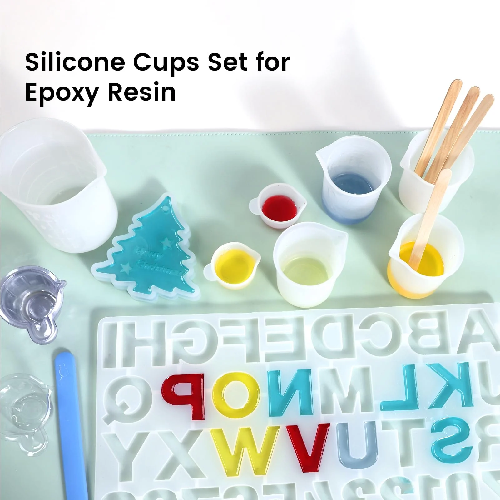 Resiners® 36PCS Silicone Measuring Cups Tool Kit - Image 7