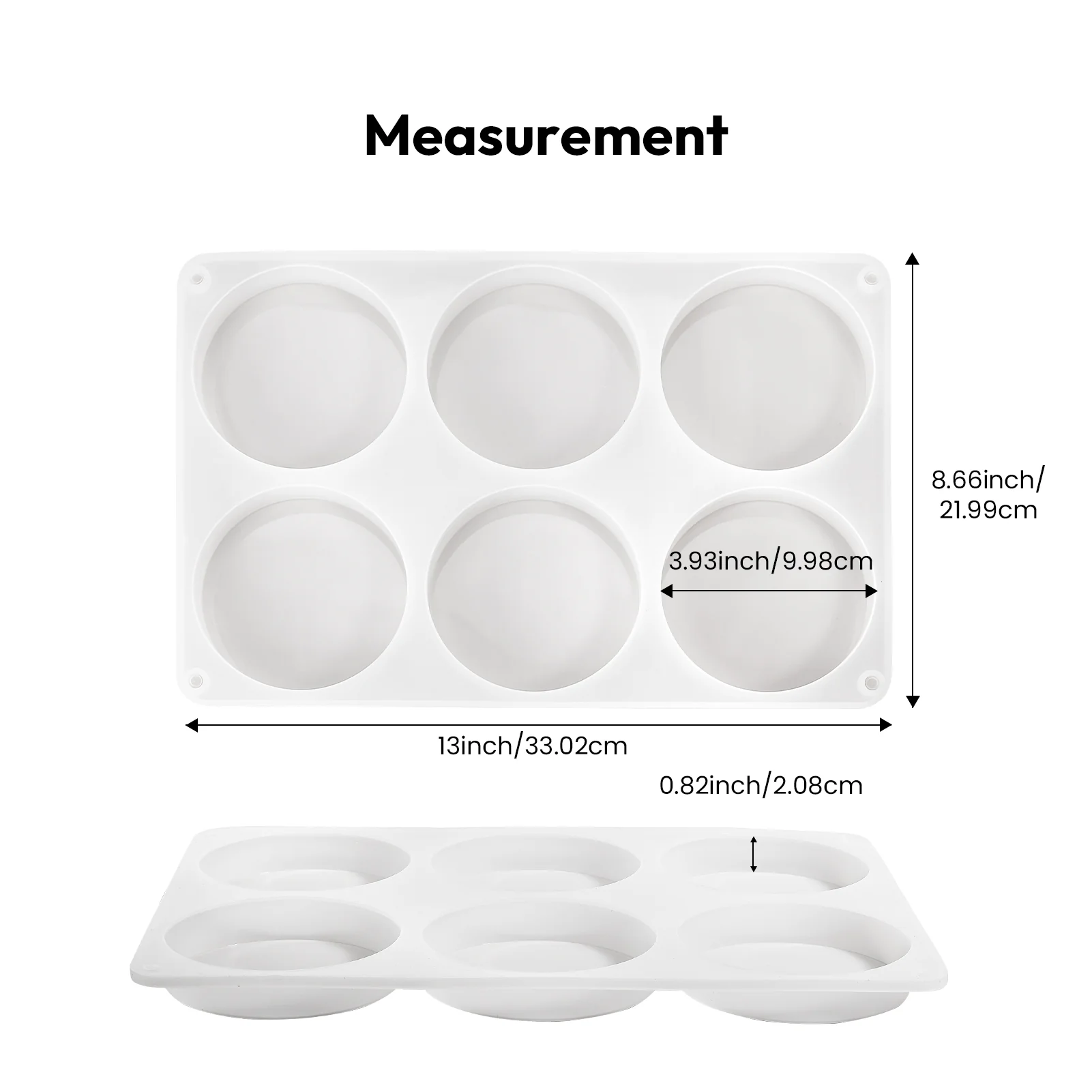 Resiners® 6-Cavity Silicone Coaster Mold Kit - Image 3