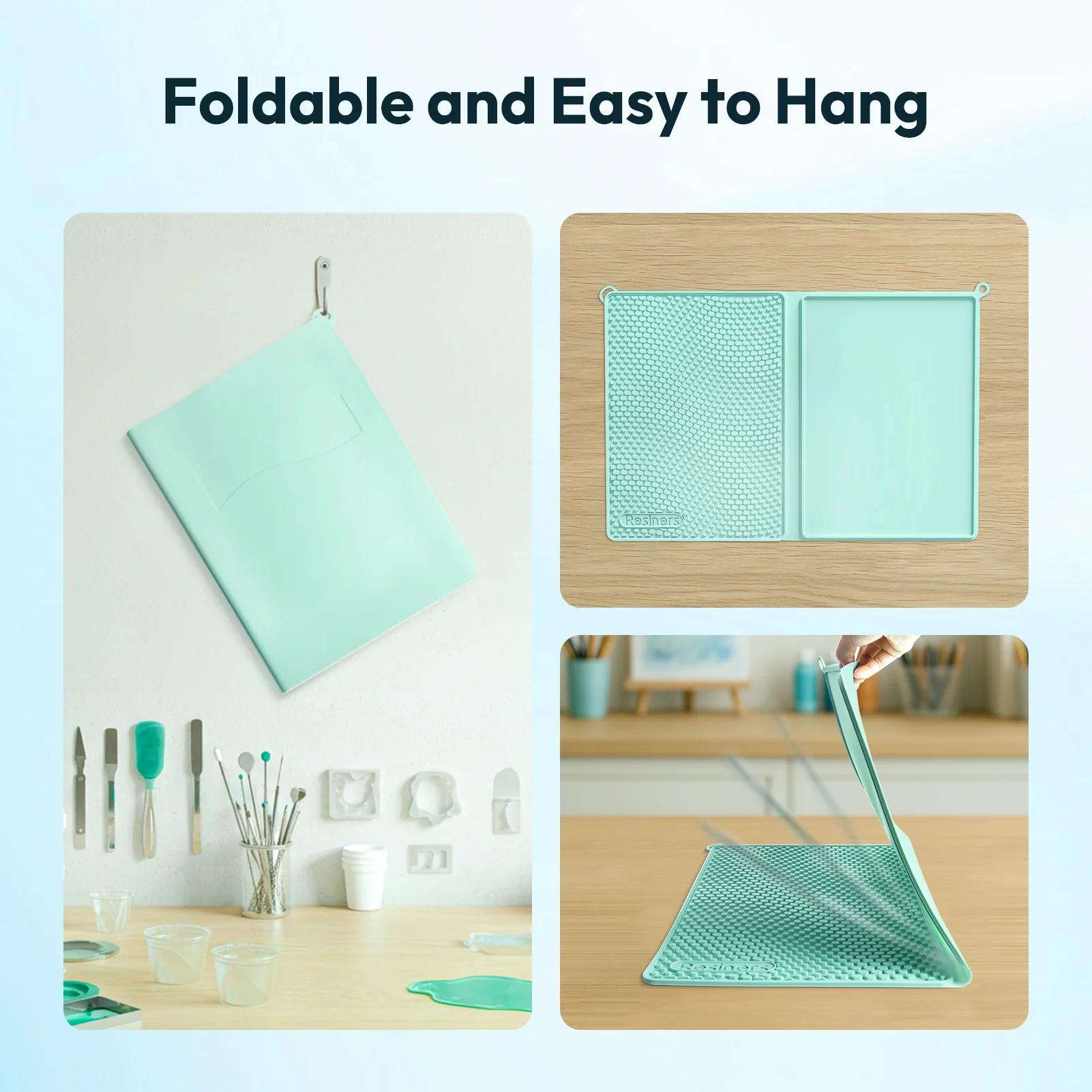 Resiners® Dual-Zone Silicone Mat-Smarter Resin Crafting - Image 5