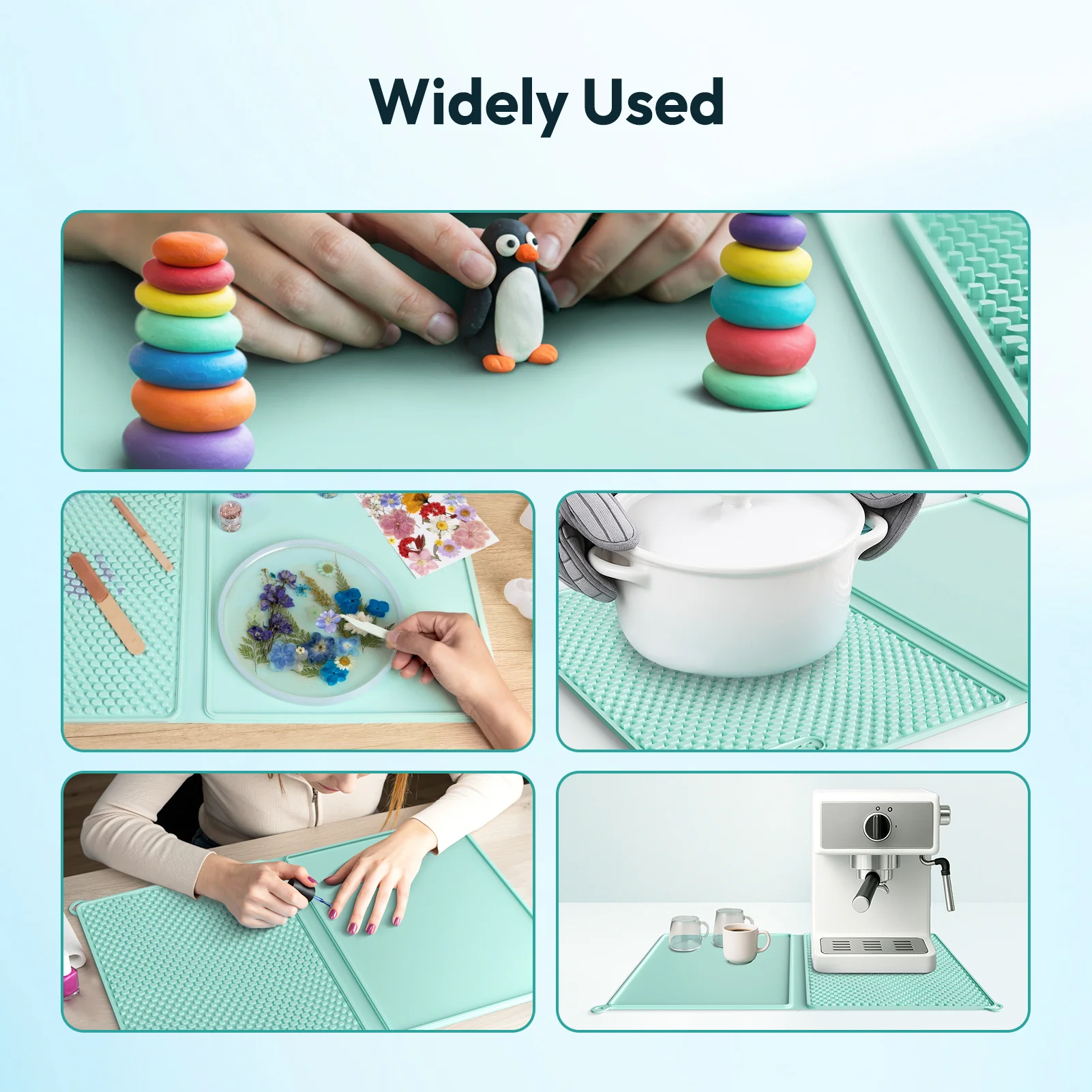 Resiners® Dual-Zone Silicone Mat-Smarter Resin Crafting - Image 7