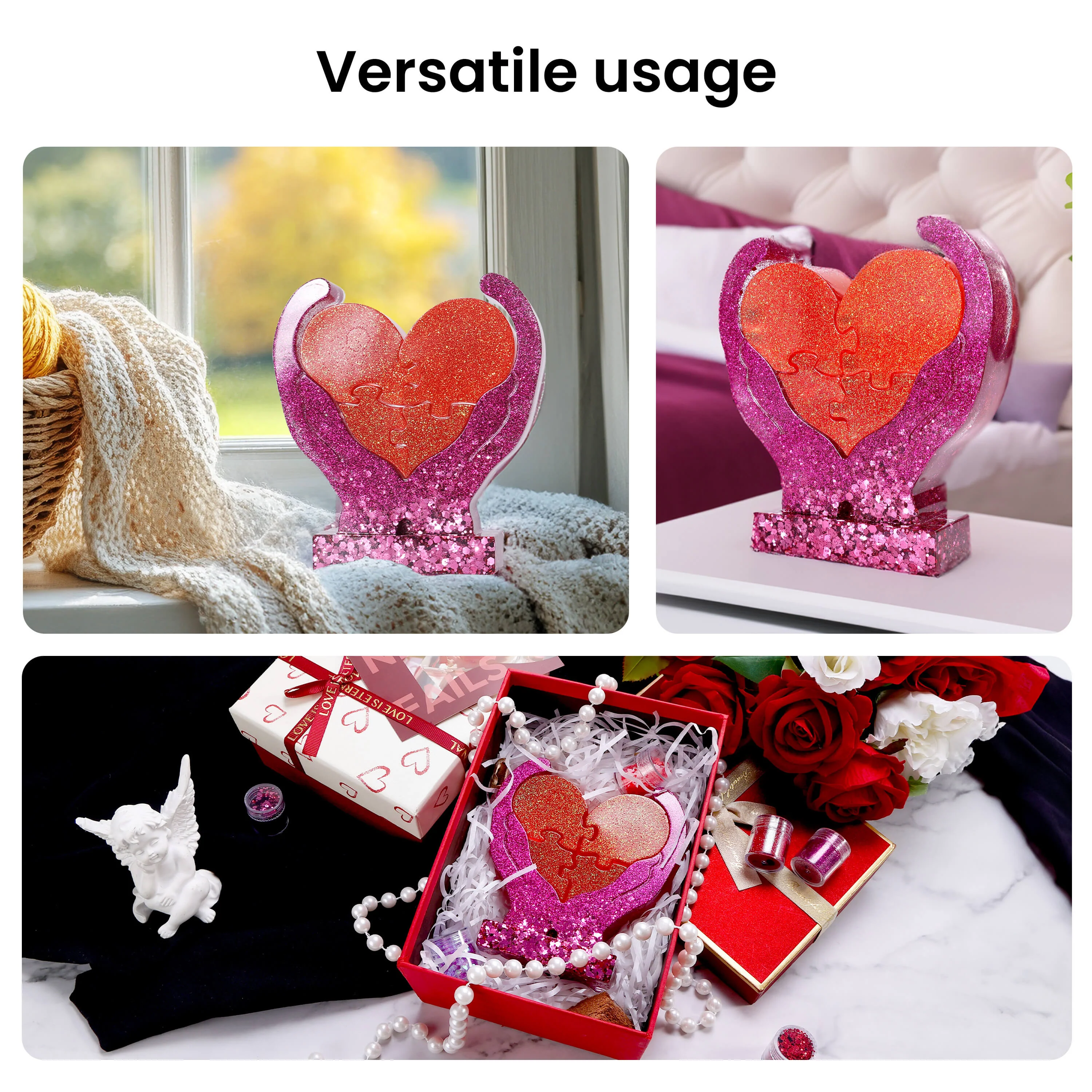 Resiners® Touch of Love Handheld Silicone Mold DIY Kit - Image 5