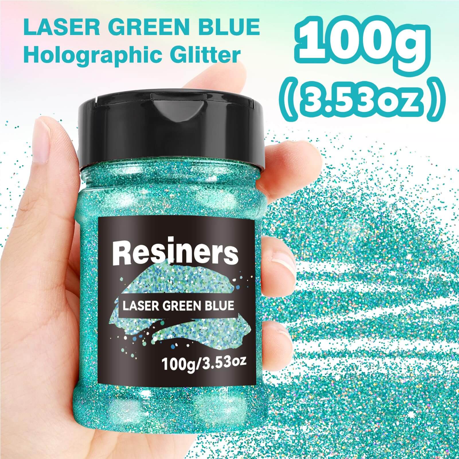 Resiners® Holographic Ultra Fine Glitter Powder - Image 3