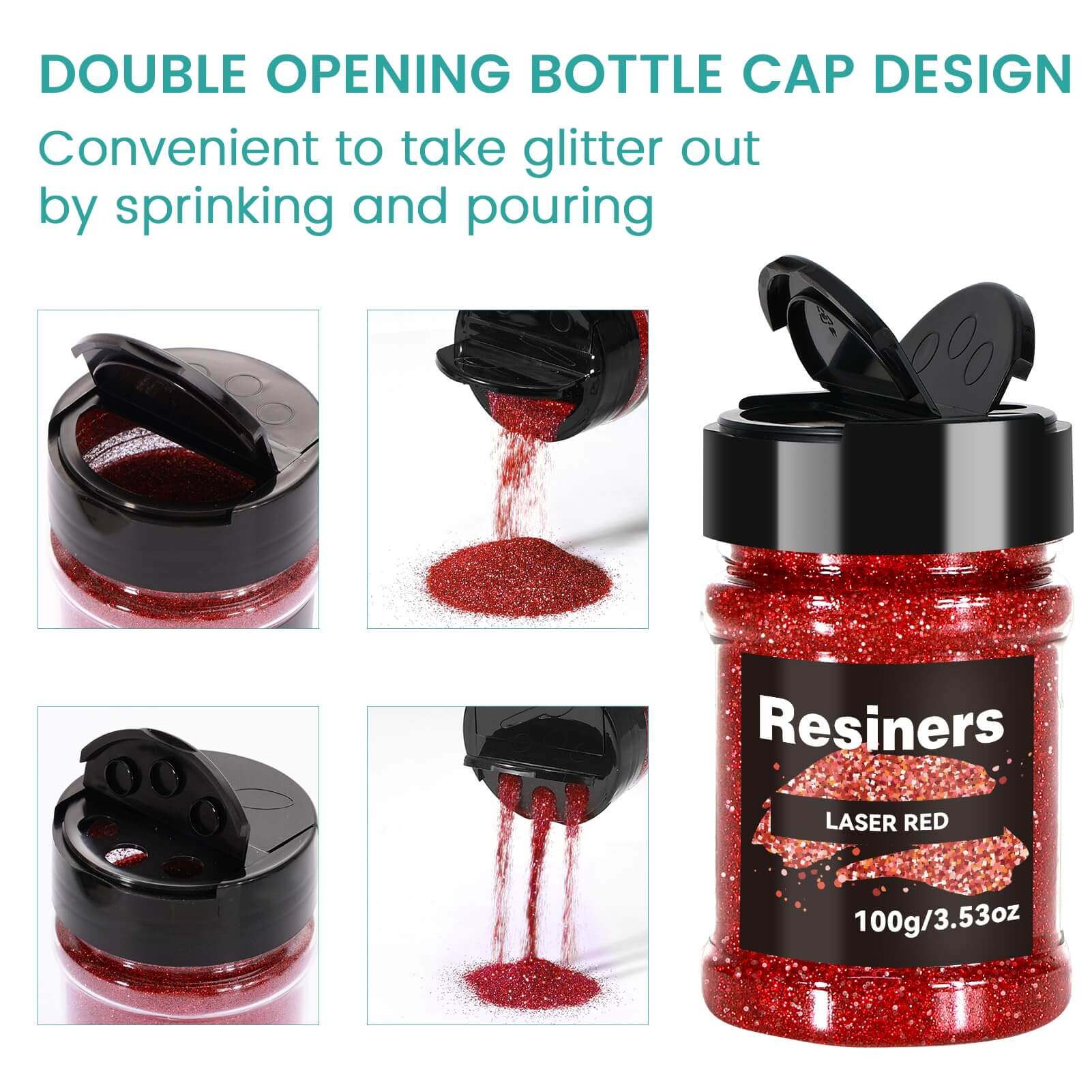 Resiners® Holographic Ultra Fine Glitter Powder - Image 4