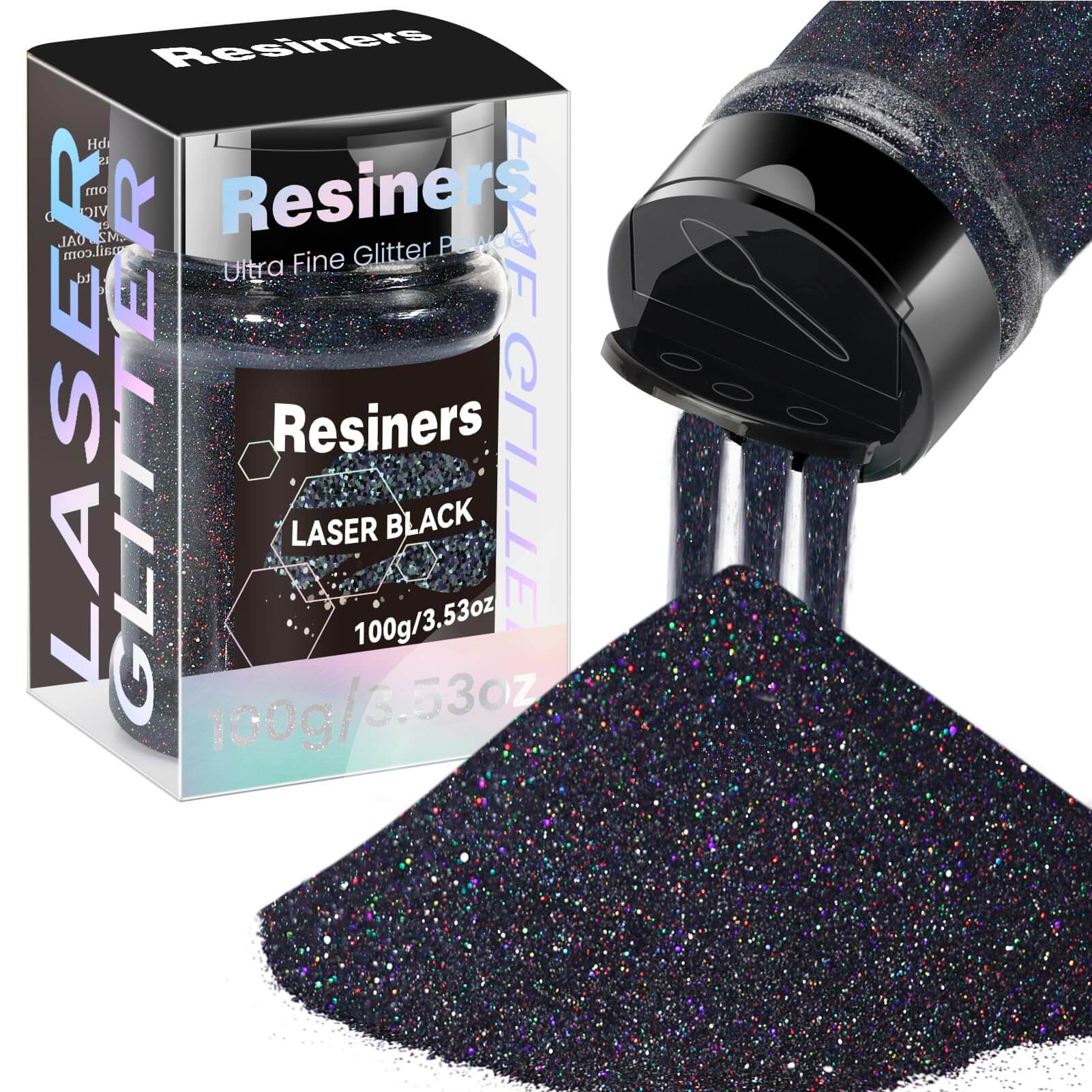 Resiners® Holographic Ultra Fine Glitter Powder - Image 7