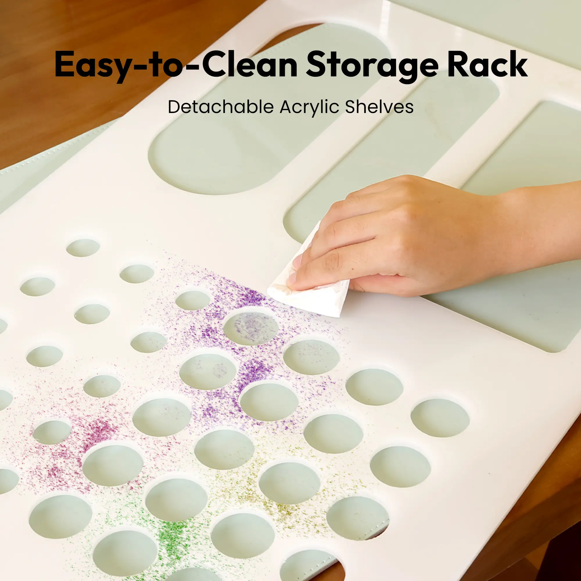 Resiners® Resin Craft Organizer Cart with Wheels - Image 7
