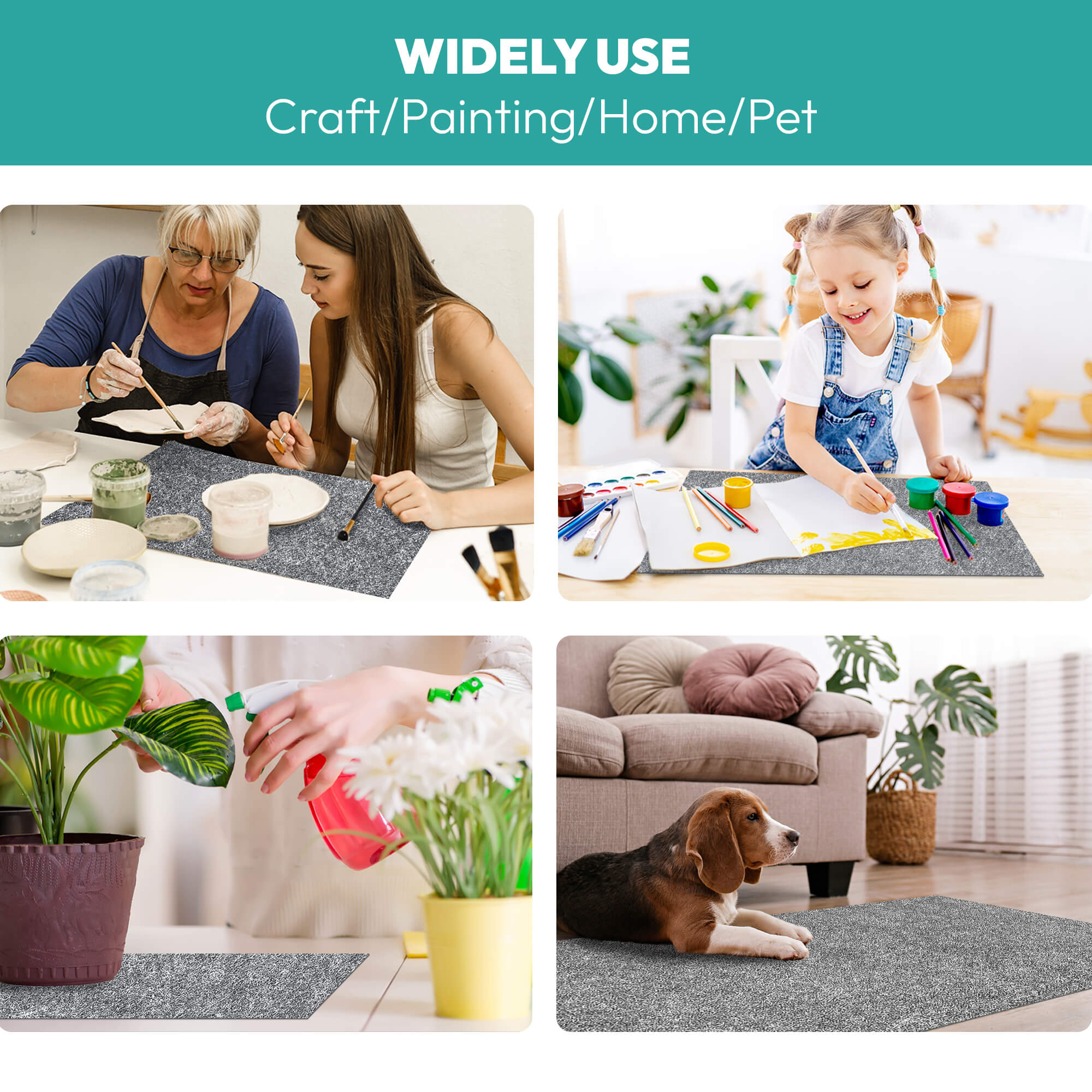 Resiners® Self Adhesive Felt Mat - Image 7
