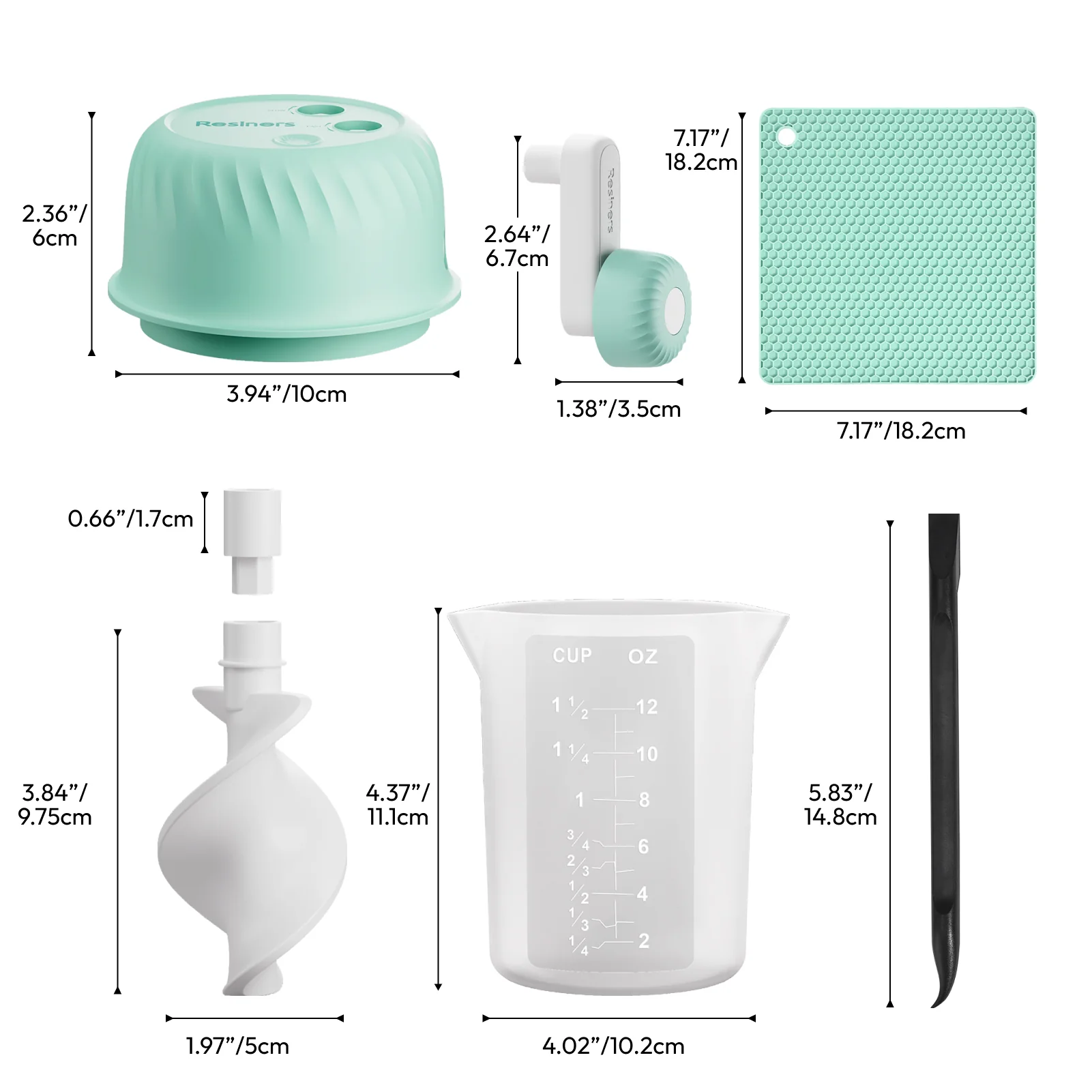 Resiners® Hand-Crank Resin Mixer Kit - Image 8